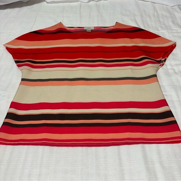 LOFT Stripe Top Size S - Picture 7 of 10